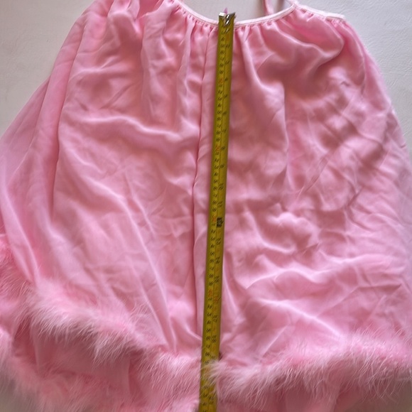 Sugar Thrillz Pink Feather Trim Chemise - Picture 10 of 14